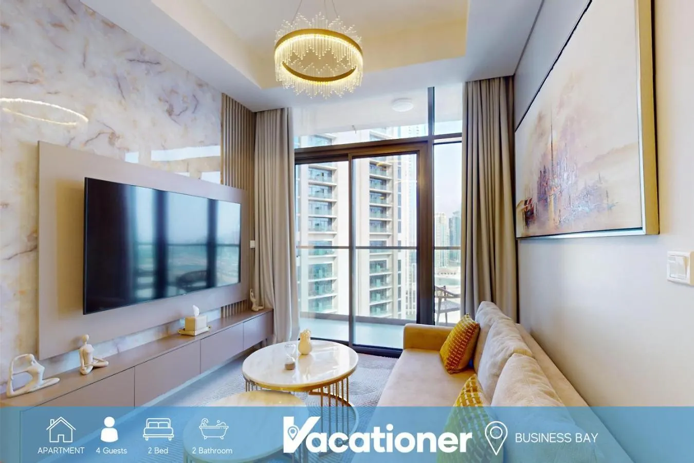 Aykon City - Classy Two Bedroom In Business Bay Dubai