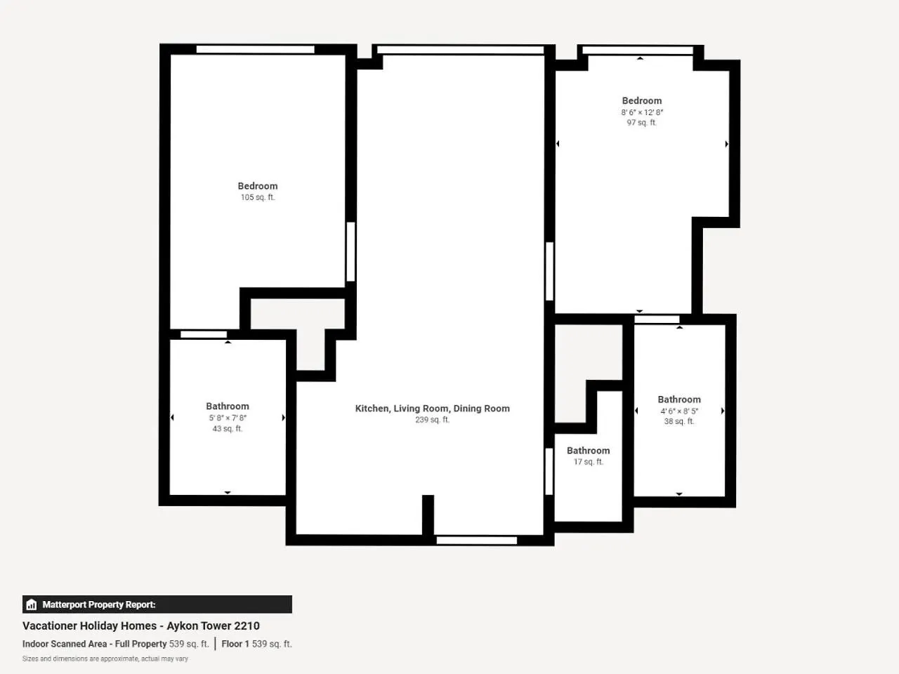 Aykon City - Classy Two Bedroom In Business Bay Dubai Apartment
